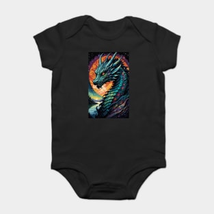 Psychedelic Dragon 2 Baby Bodysuit